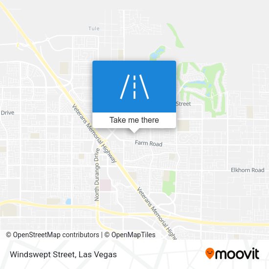 Windswept Street map