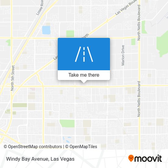 Windy Bay Avenue map