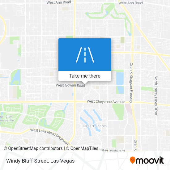 Mapa de Windy Bluff Street