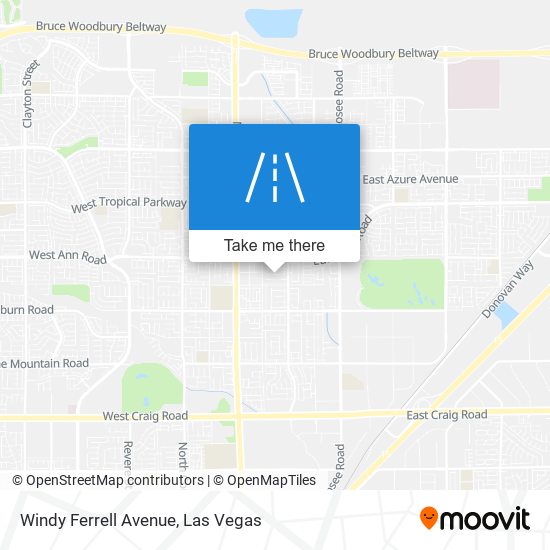 Mapa de Windy Ferrell Avenue