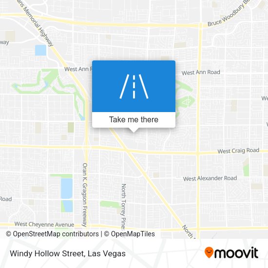 Mapa de Windy Hollow Street