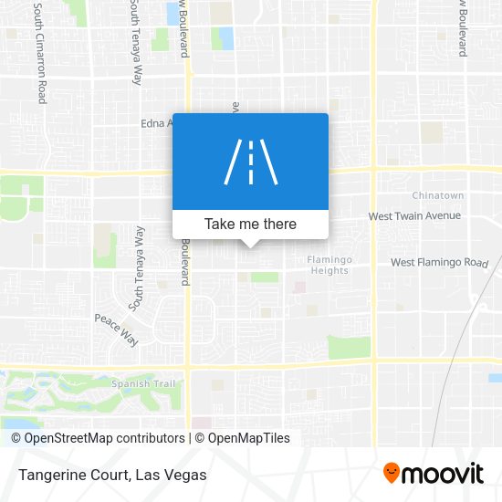 Mapa de Tangerine Court