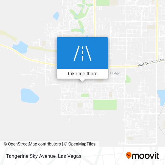 Tangerine Sky Avenue map