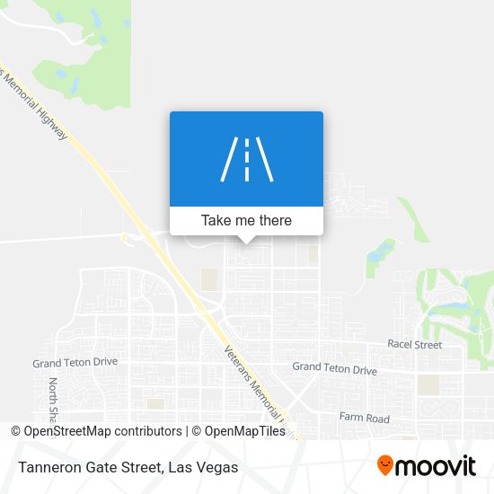 Tanneron Gate Street map