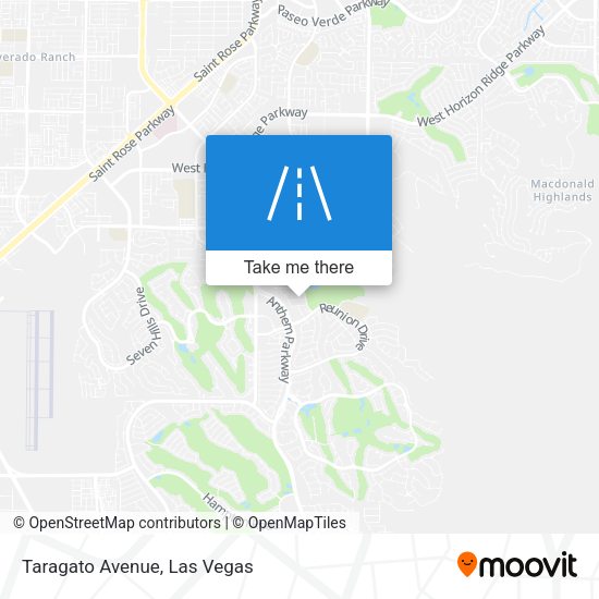 Mapa de Taragato Avenue