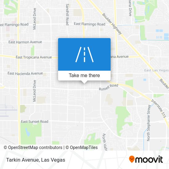 Mapa de Tarkin Avenue