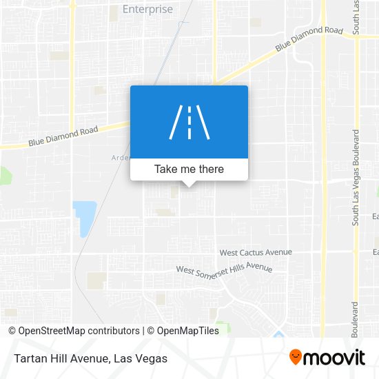 Mapa de Tartan Hill Avenue