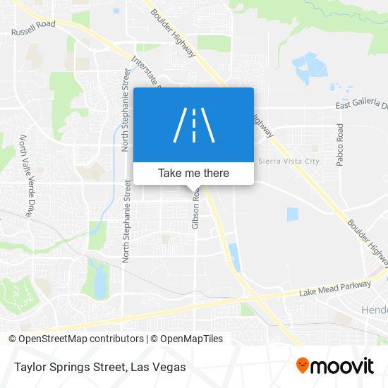 Taylor Springs Street map