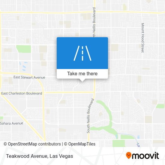 Mapa de Teakwood Avenue