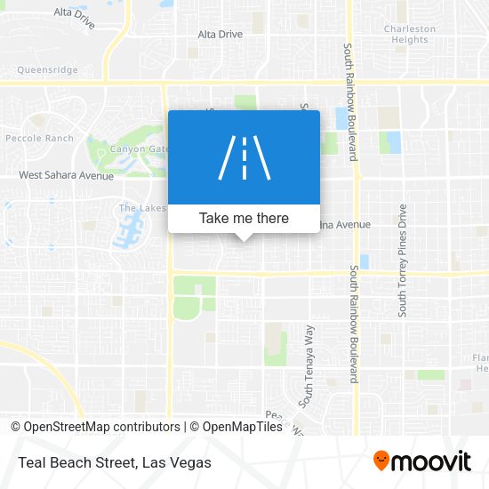 Teal Beach Street map