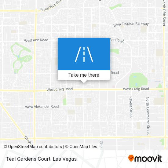 Teal Gardens Court map