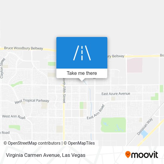 Virginia Carmen Avenue map