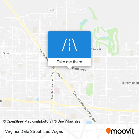 Mapa de Virginia Dale Street