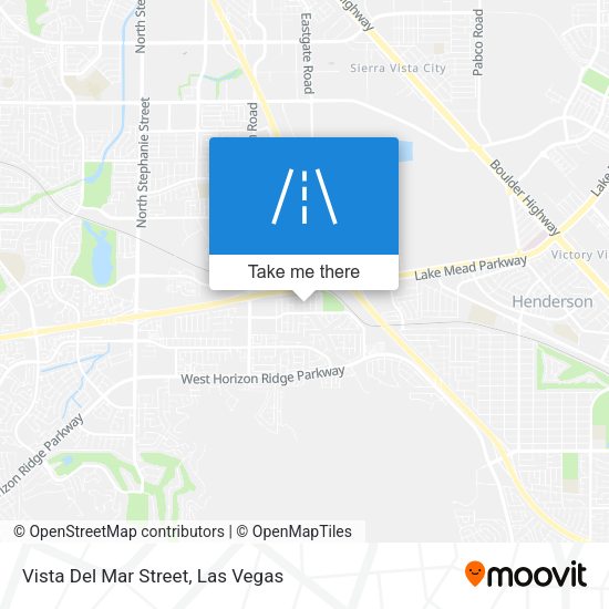 Vista Del Mar Street map