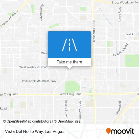 Vista Del Norte Way map