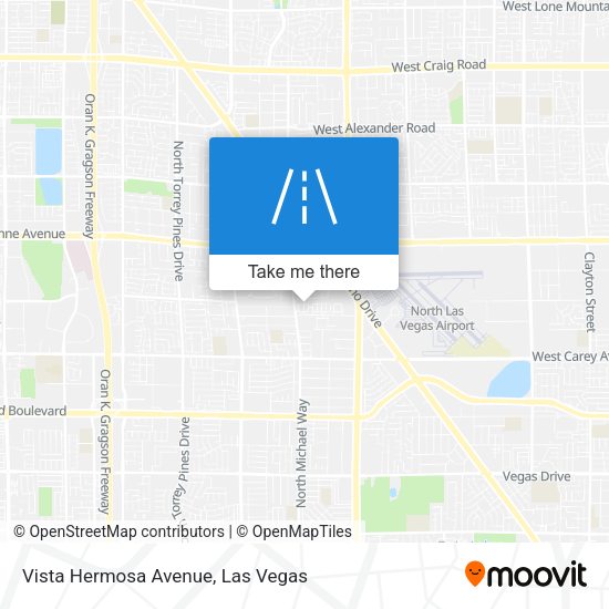 Vista Hermosa Avenue map