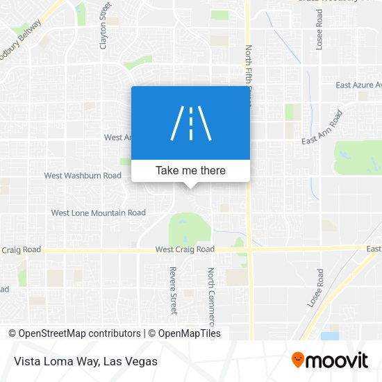 Mapa de Vista Loma Way
