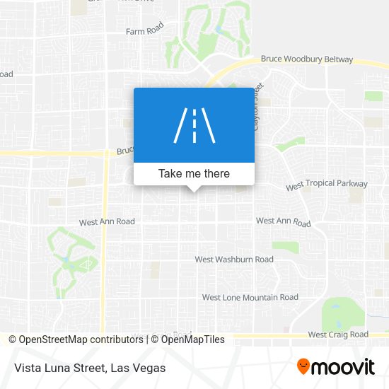 Vista Luna Street map
