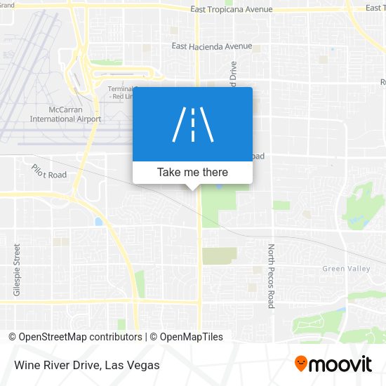 Mapa de Wine River Drive