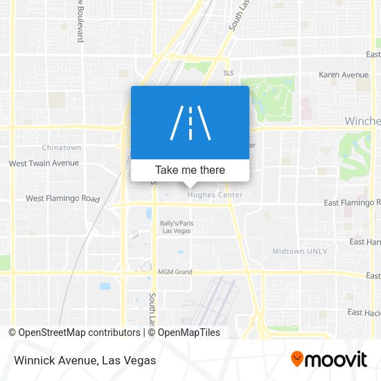 Mapa de Winnick Avenue