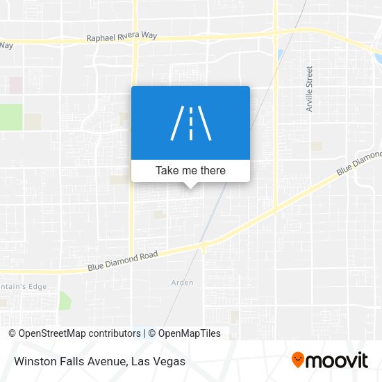 Winston Falls Avenue map
