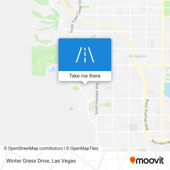 Winter Grass Drive map
