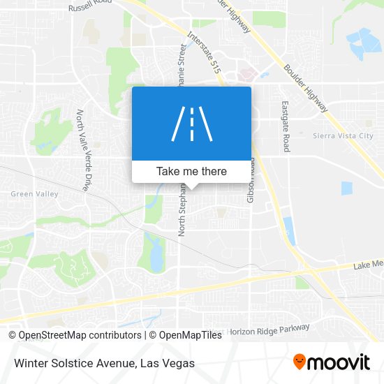 Mapa de Winter Solstice Avenue