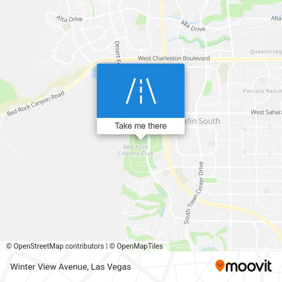 Winter View Avenue map