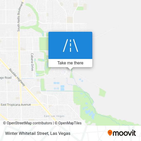 Winter Whitetail Street map