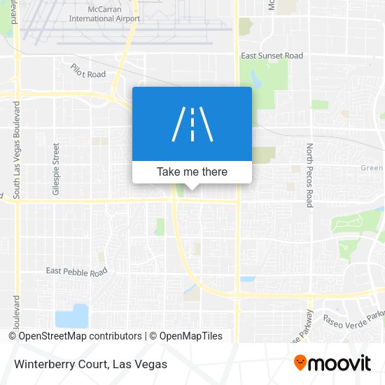 Winterberry Court map