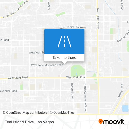Mapa de Teal Island Drive
