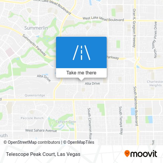 Telescope Peak Court map