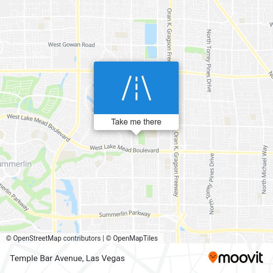 Mapa de Temple Bar Avenue