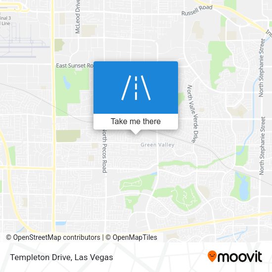 Templeton Drive map