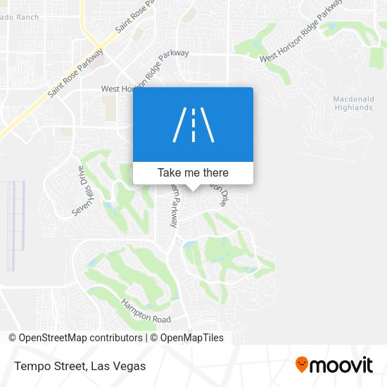 Mapa de Tempo Street