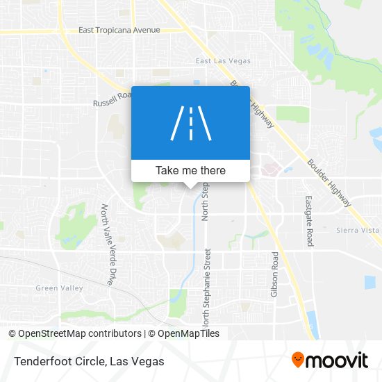 Tenderfoot Circle map