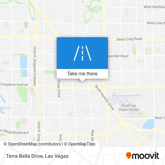 Terra Bella Drive map