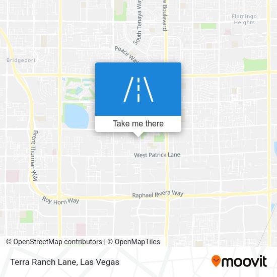 Terra Ranch Lane map