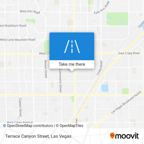 Terrace Canyon Street map