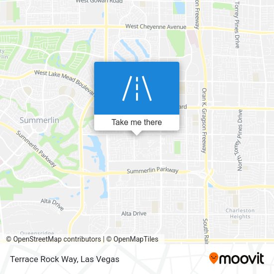 Mapa de Terrace Rock Way