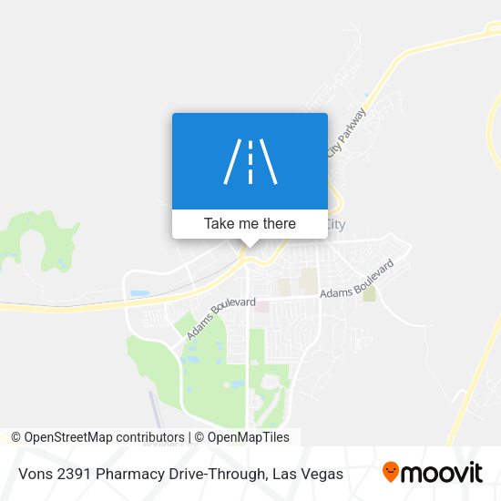 Vons 2391 Pharmacy Drive-Through map
