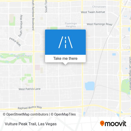 Mapa de Vulture Peak Trail