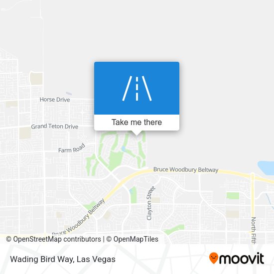Wading Bird Way map