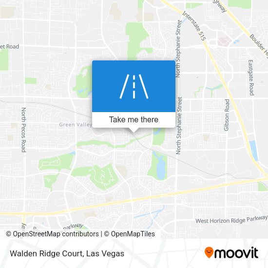 Walden Ridge Court map
