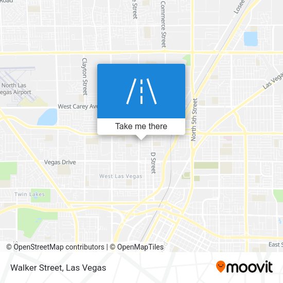 Mapa de Walker Street