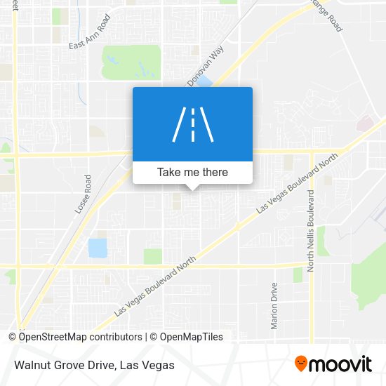 Mapa de Walnut Grove Drive