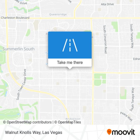 Walnut Knolls Way map