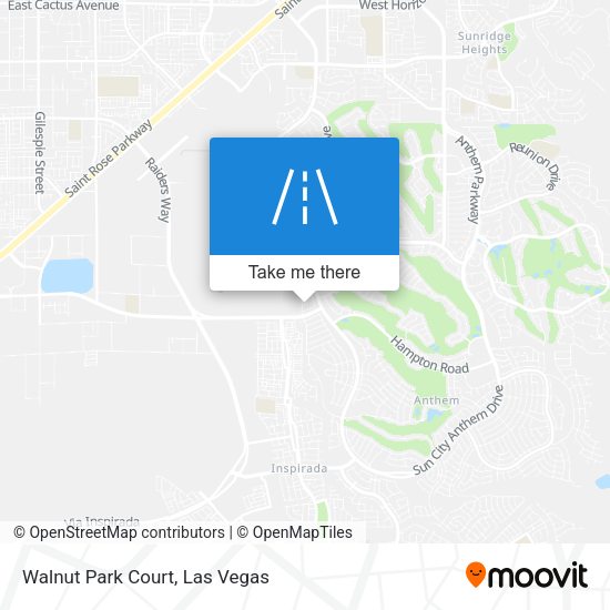 Walnut Park Court map