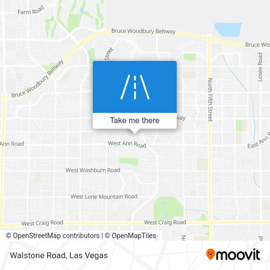 Walstone Road map