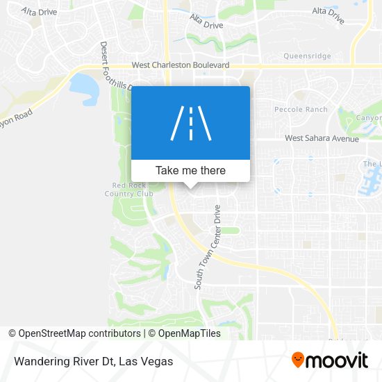 Wandering River Dt map